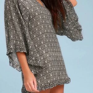 Amuse Society | Patterned Shift Dress | XS